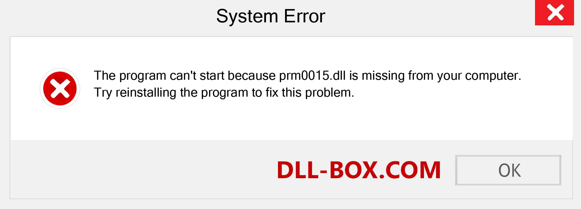  prm0015.dll file is missing?. Download for Windows 7, 8, 10 - Fix  prm0015 dll Missing Error on Windows, photos, images